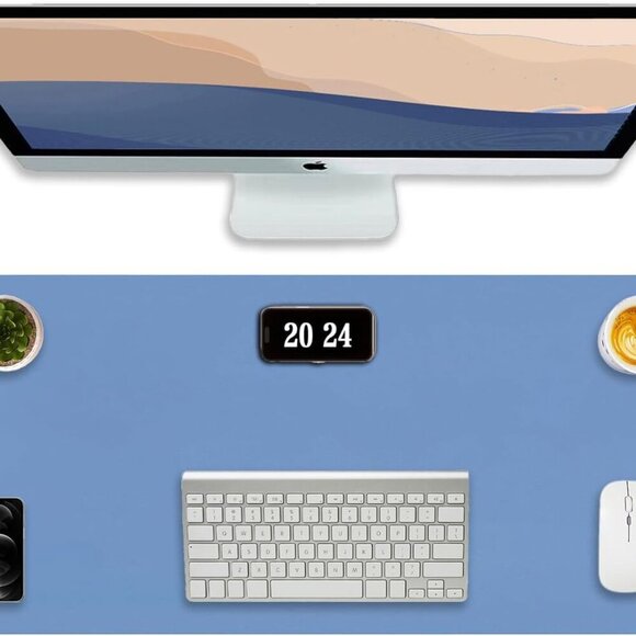 Protector Office Desk Mat, Dual-Sided Large Mouse Pad, Waterproof Desk Blotter P - Picture 1 of 7